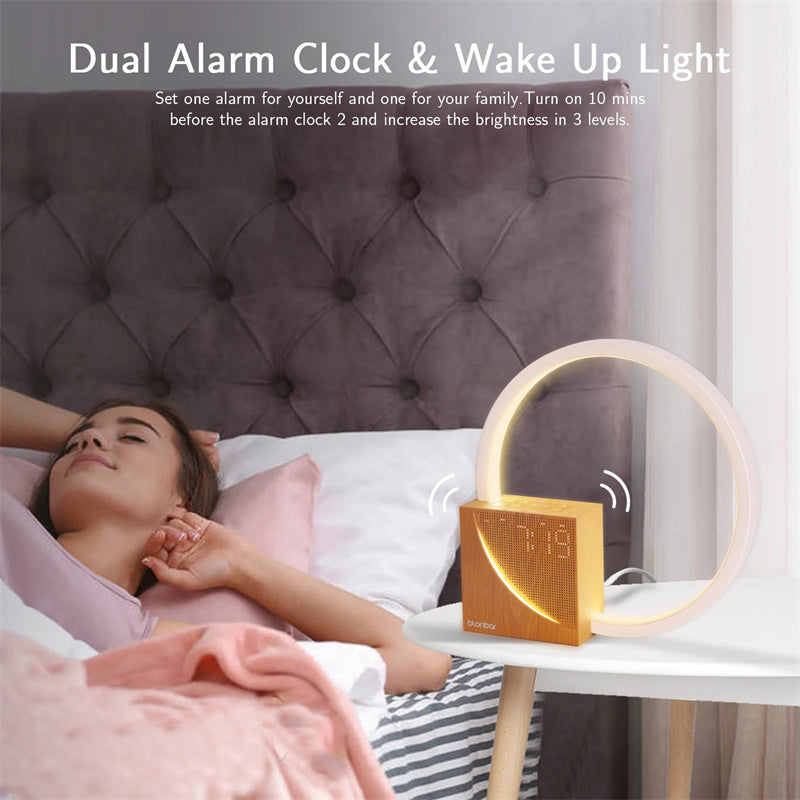 Bedside Lamp Touch Table  With Natural Sounds