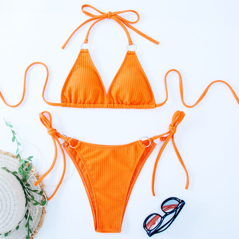 Bikini Set Summer Side Tie Thong Bandage