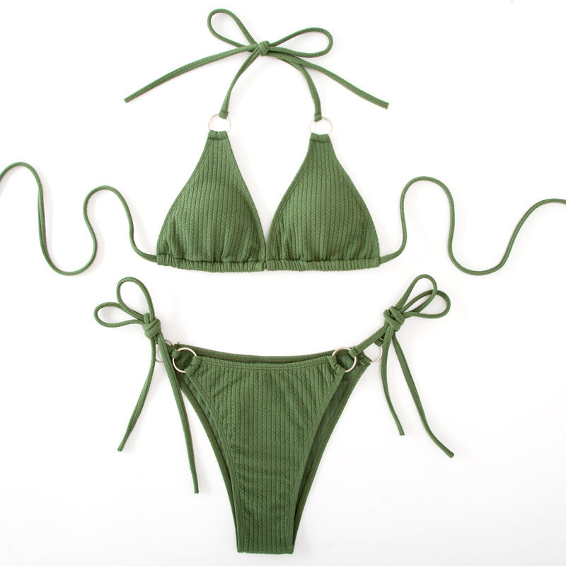 Bikini Set Summer Side Tie Thong Bandage