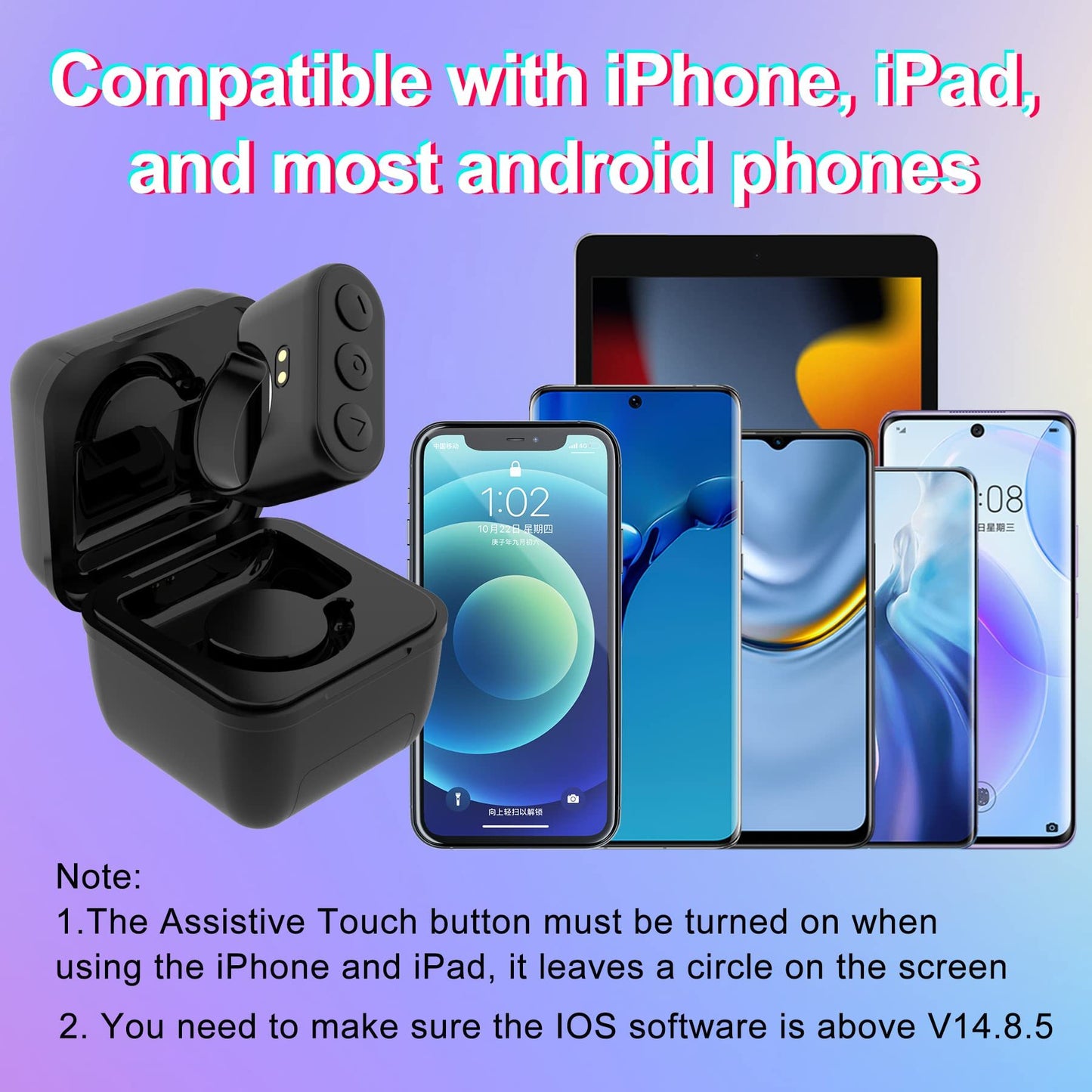 Bluetooth Fingertip Video Controller Short Video Browsing