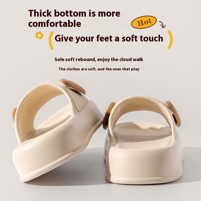 Cute Cartoon Dog Slippers Non-slip Floor