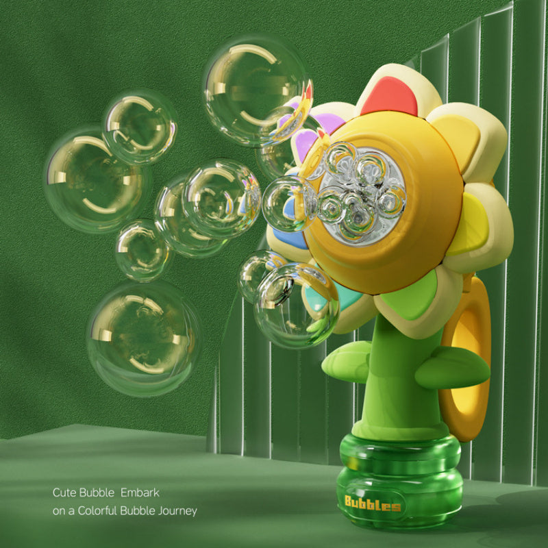 Dancing Sunflower Bubble Machine Automatic
