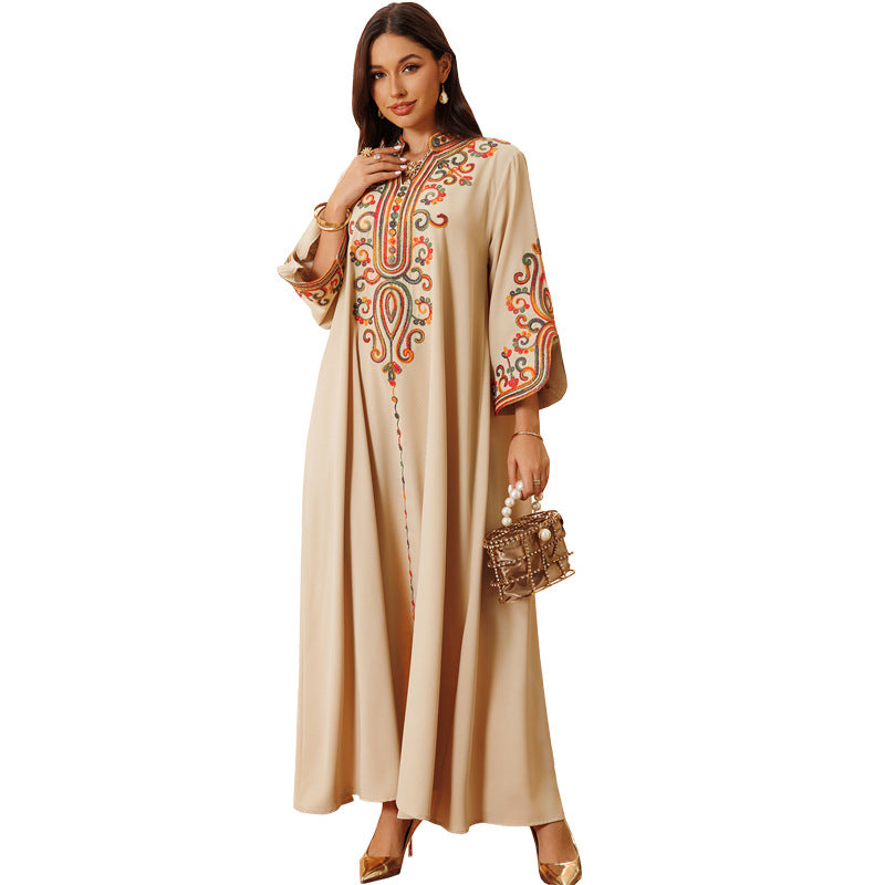 Dubai Dress Embroidery Rope Embroidery Middle East