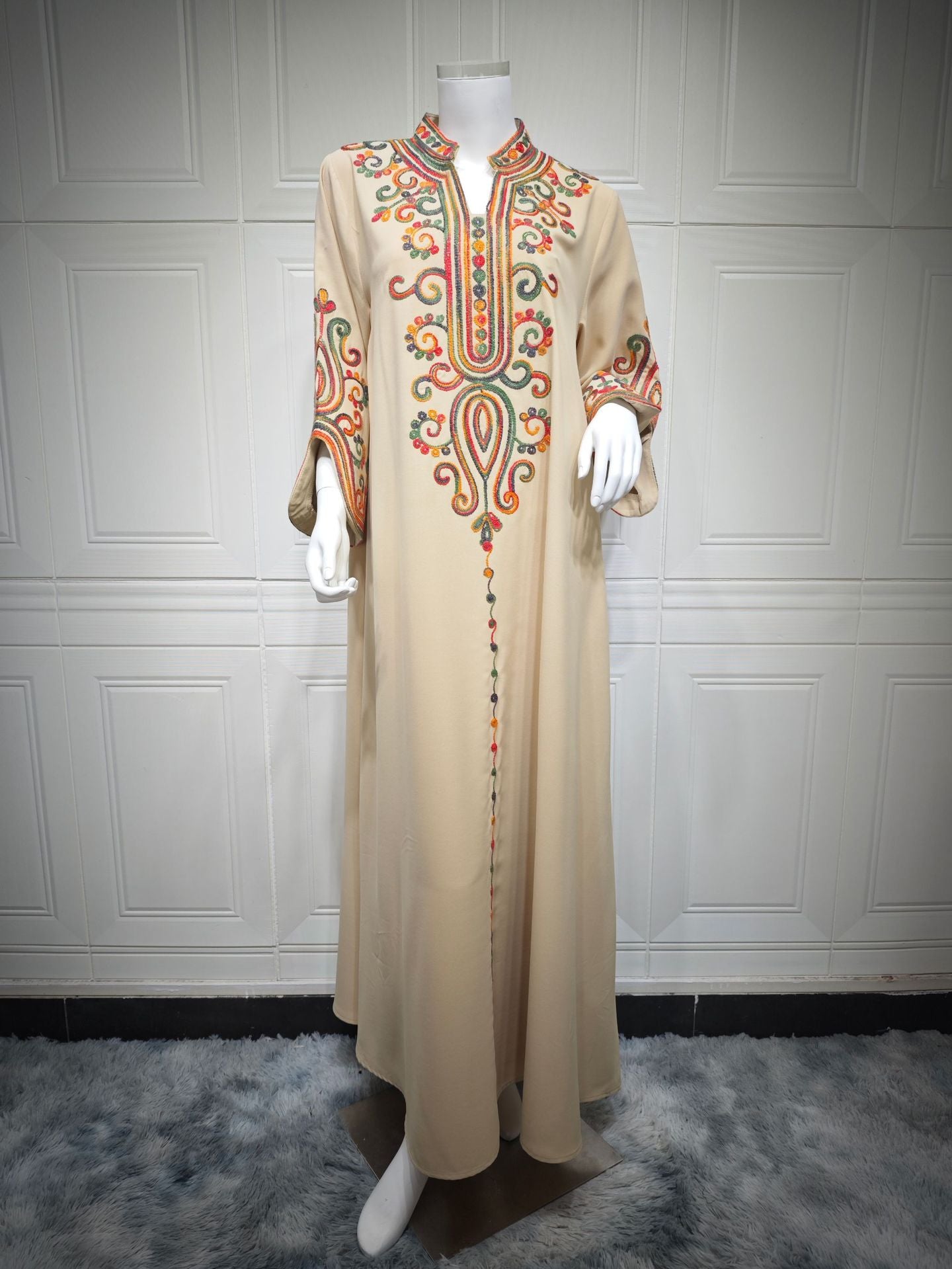 Dubai Dress Embroidery Rope Embroidery Middle East