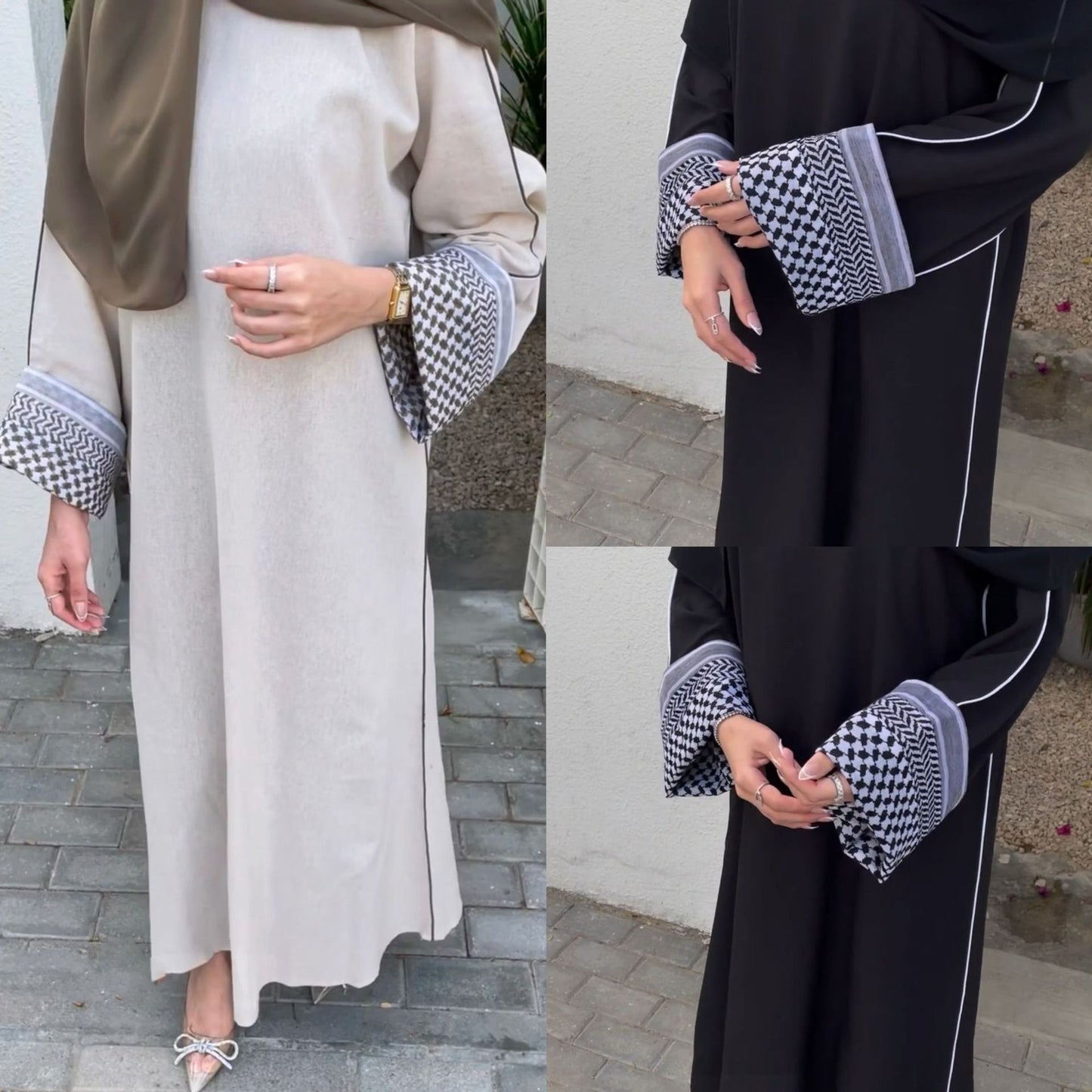 Dubai Middle East Turkey Stitching Series Elegant Dress