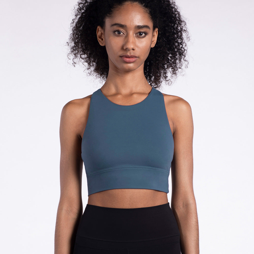 Fitness Cross Back Underwear Strappy Longline