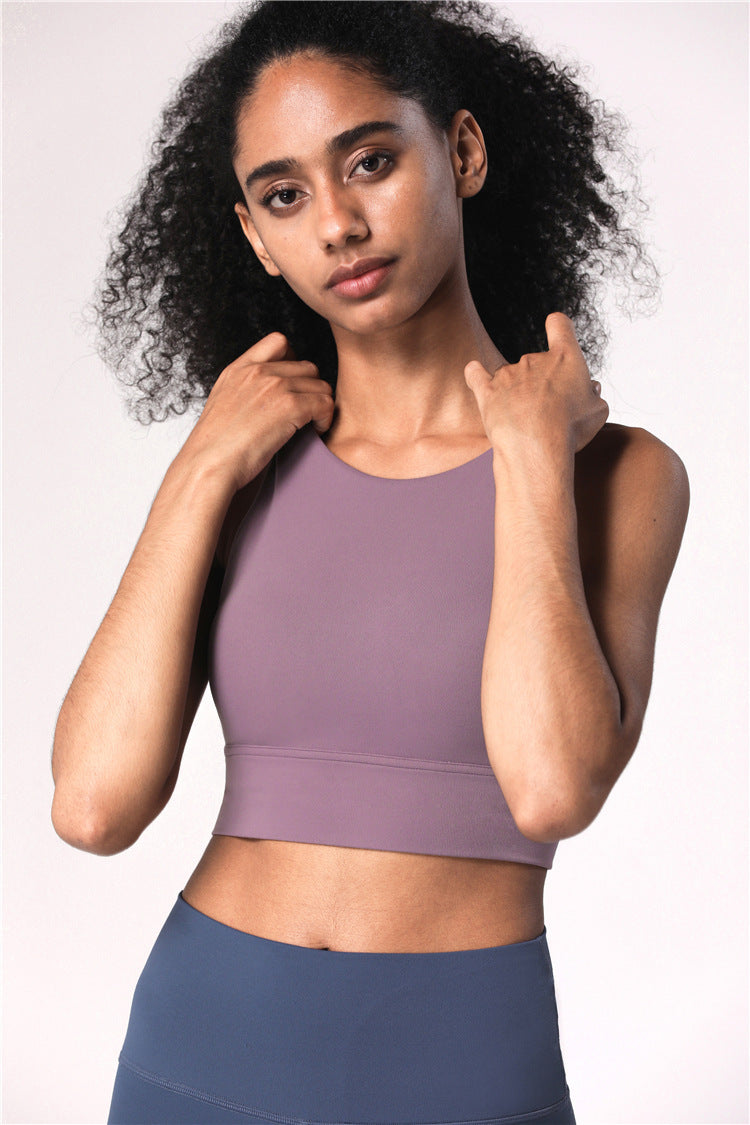 Fitness Cross Back Underwear Strappy Longline