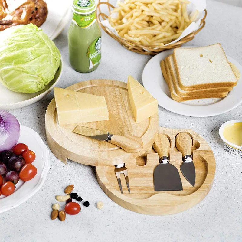 Wooden Cheese Slicer Cutter Board Bamboo Cutting  | Yazijico™
