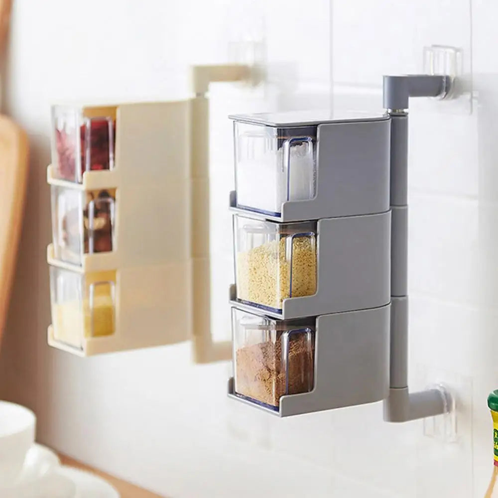 Food Storage Containers Adhesive Wall Box | Yazijico™