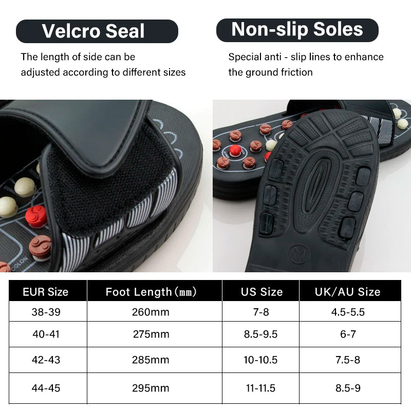 Yazijico™ Feet Massage Slippers Foot Reflexology Acupuncture - Yazijico™