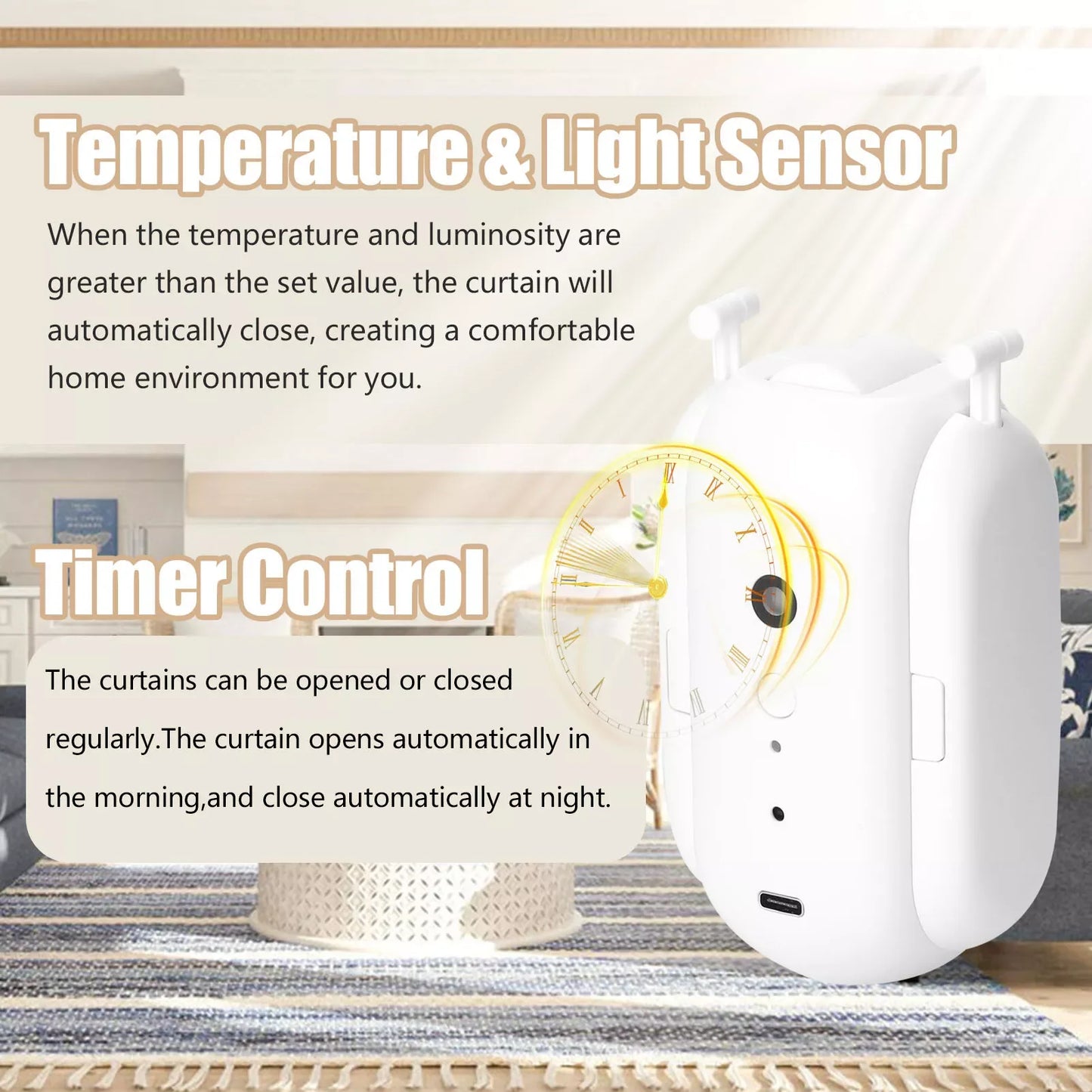 Yazijico™ Smart Automatic Curtain Opener Tuya WIFI Bluetooth - Yazijico™