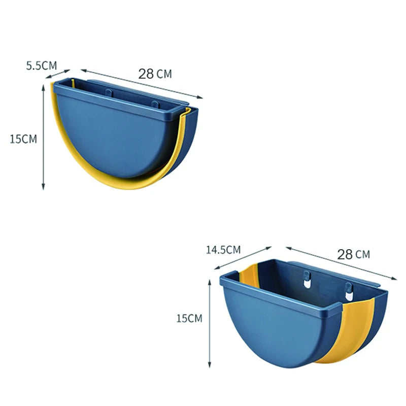 Mini Hanging Rubbish Bin Folding Trash Can