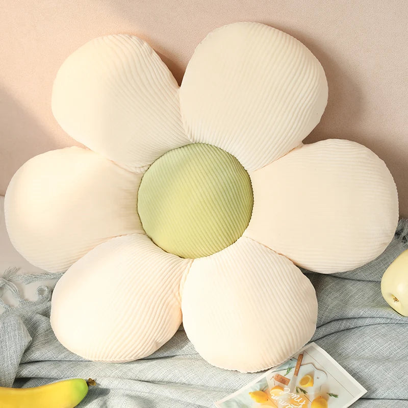 Stuffed Six Petal Flower Cushion Girly Room | Yazijico™