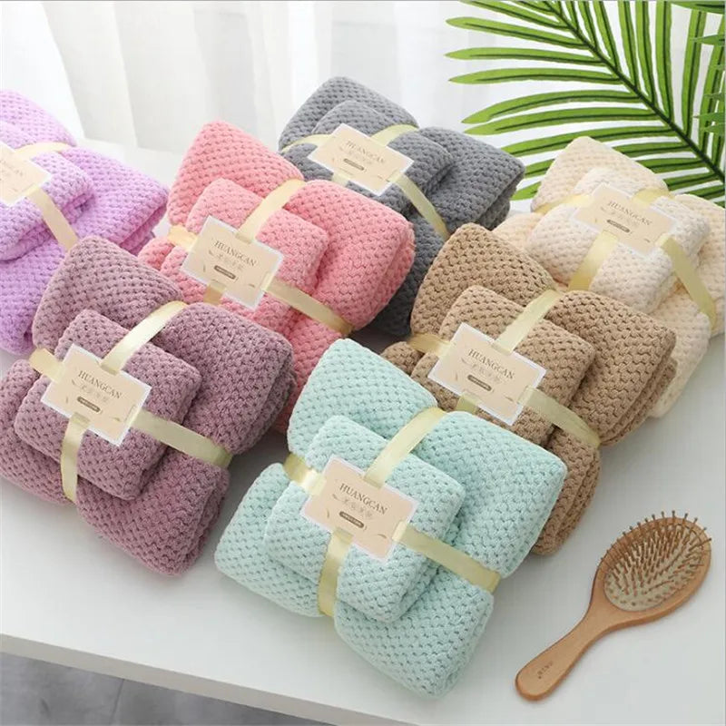 Quick-Drying Microfiber Towel Set Bath Face Towel | Yazijico™