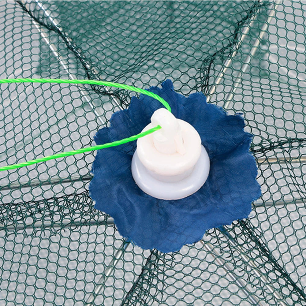 Yazijico™ Folded Portable 20 Holes Fishing Net Network - Yazijico™