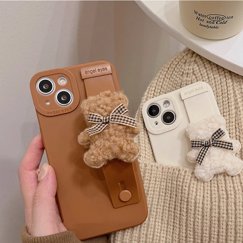 Housse en silicone Support pour iPhone Étui souple | Yazijico™