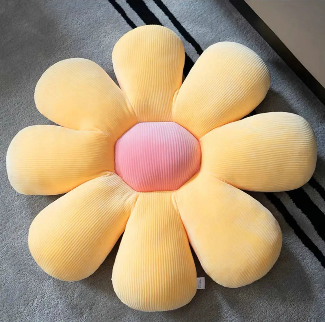 Stuffed Six Petal Flower Cushion Girly Room | Yazijico™
