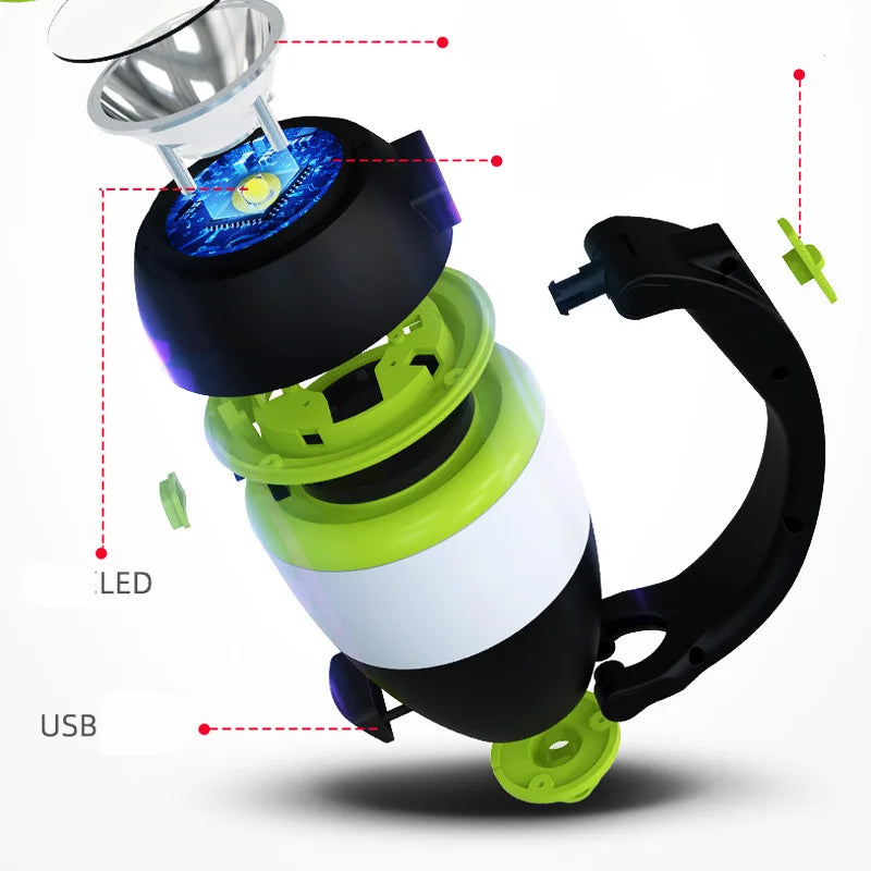 Multi-function LED USB Rechargeable Camping Light | Yazijico™