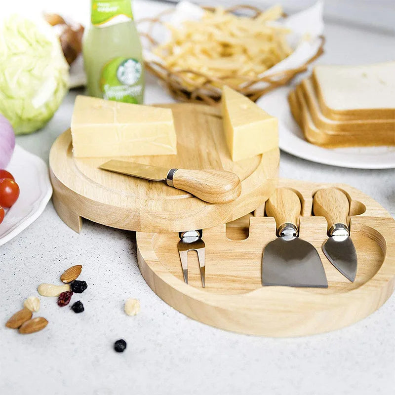 Wooden Cheese Slicer Cutter Board Bamboo Cutting  | Yazijico™