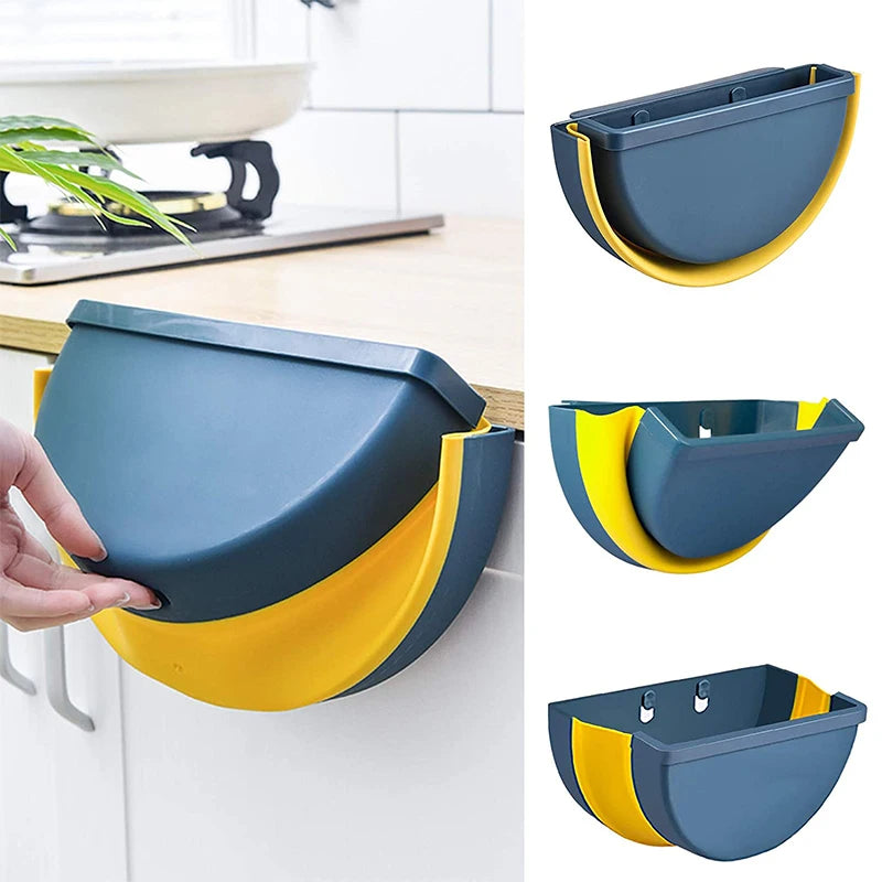 Mini Hanging Rubbish Bin Folding Trash Can