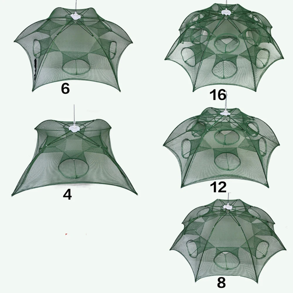 Yazijico™ Folded Portable 20 Holes Fishing Net Network - Yazijico™