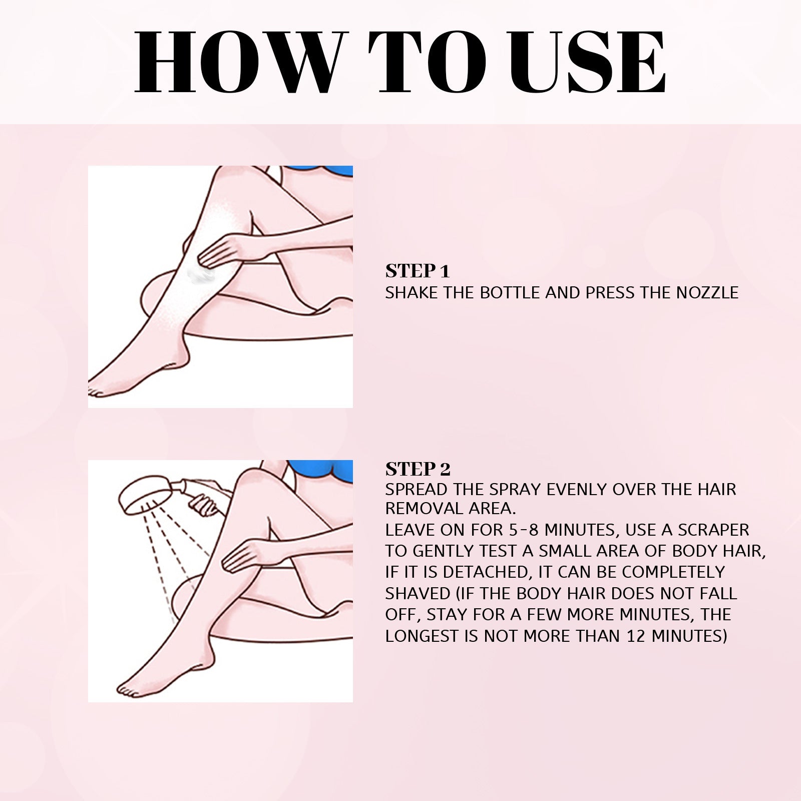 Hair Removal Spray Depilatory Armpit Hair And Legs