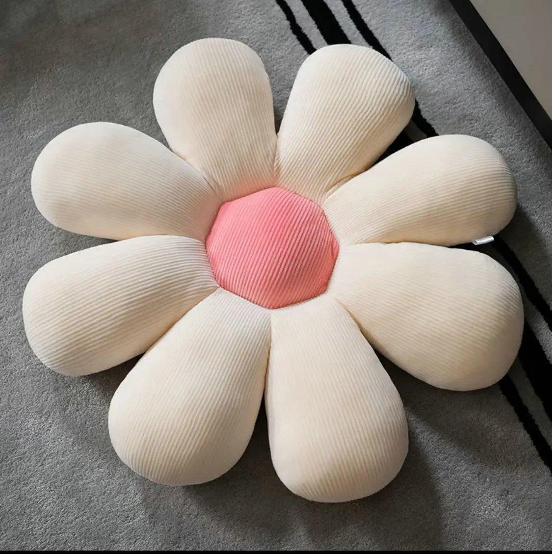 Stuffed Six Petal Flower Cushion Girly Room | Yazijico™