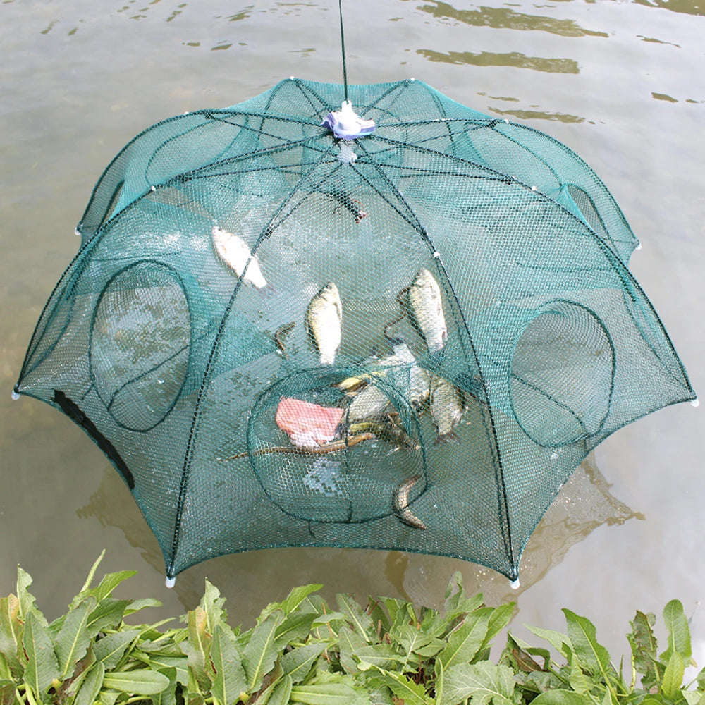 Yazijico™ Folded Portable 20 Holes Fishing Net Network - Yazijico™