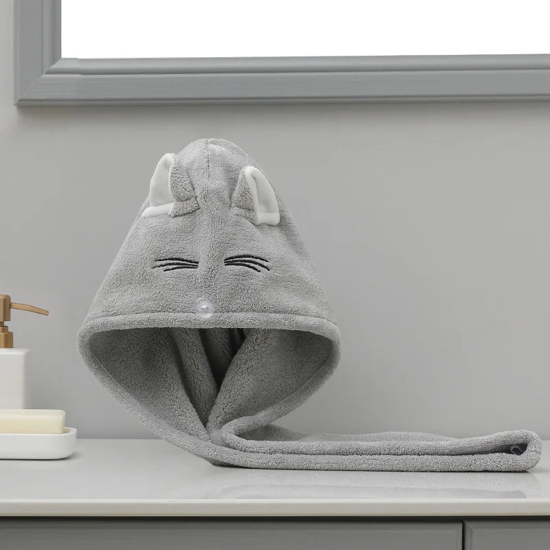Microfiber Quickly Dry Hair Hat Bathroom Women Towels | Yazijico™