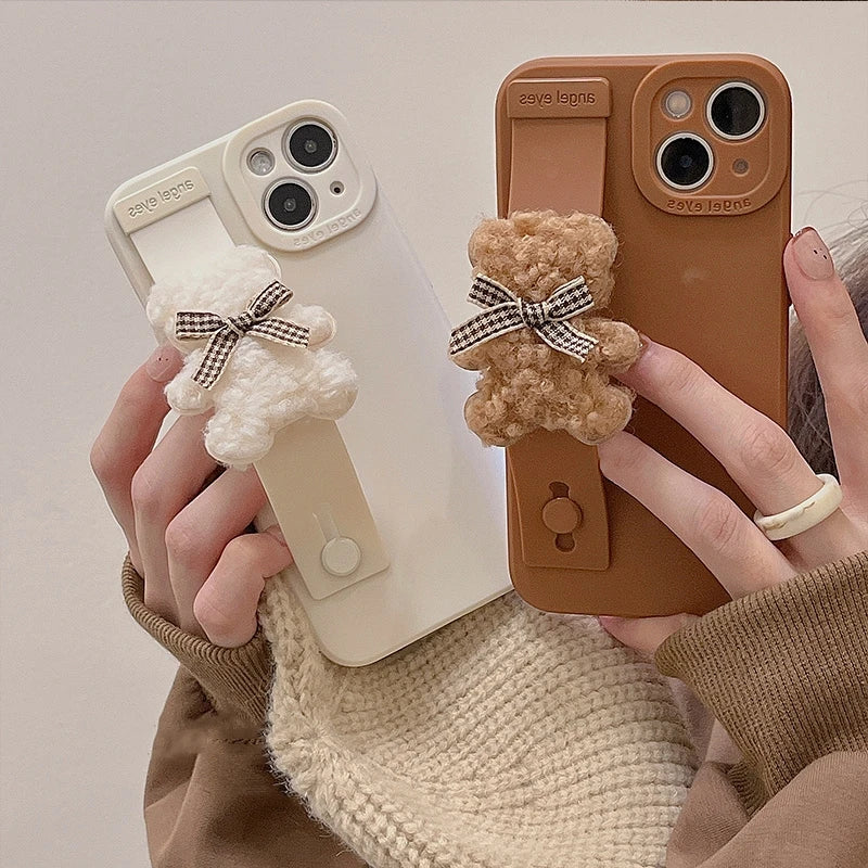 Housse en silicone Support pour iPhone Étui souple | Yazijico™