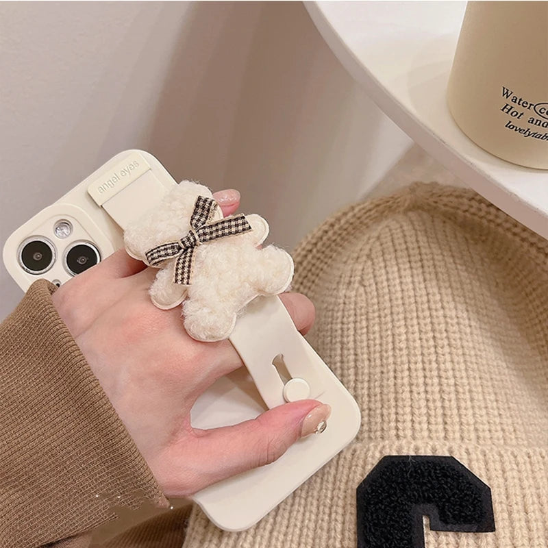 Housse en silicone Support pour iPhone Étui souple | Yazijico™