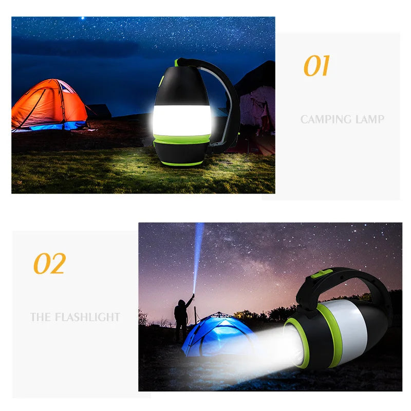 Multi-function LED USB Rechargeable Camping Light | Yazijico™