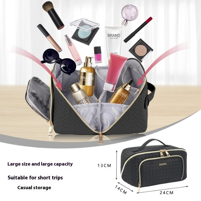 Large-Capacity Cosmetic Bag Portable Waterproof Makeup