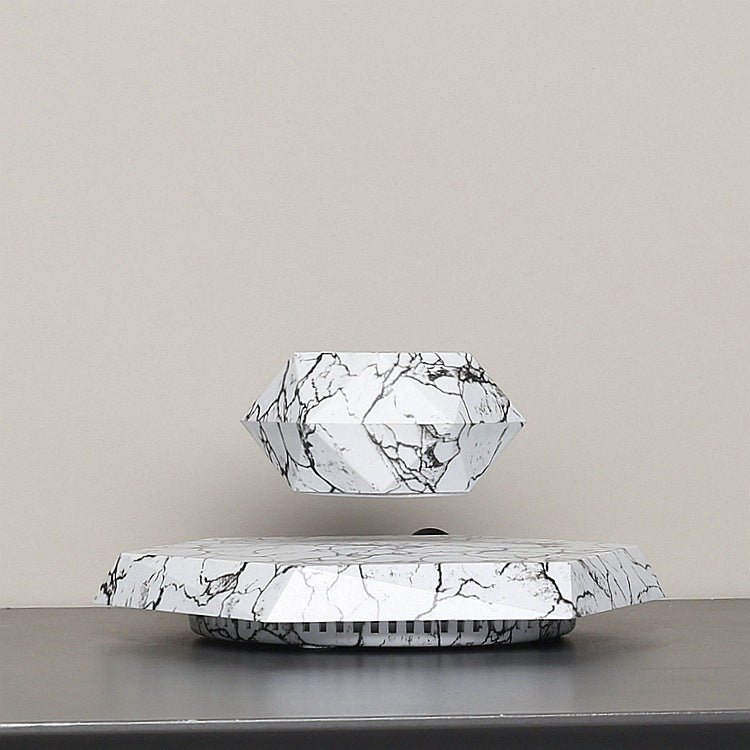 Levitating Plant Pot Marble Floating Planter Magnetic