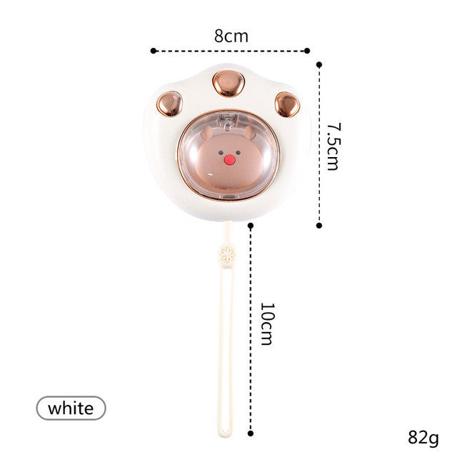 Mini Electric Hand Warmer Cat Paw Cute