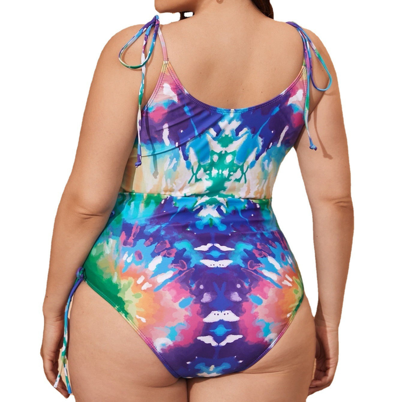 Plus Size One-piece Swimsuit Printed For Women