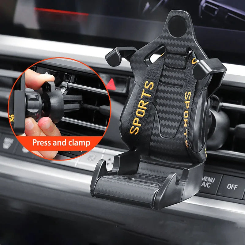 Racing Seat Shape Car Phone Holder Auto