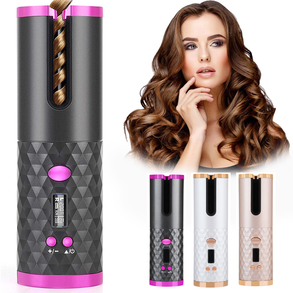 Rechargeable Automatic Hair Curler Portable