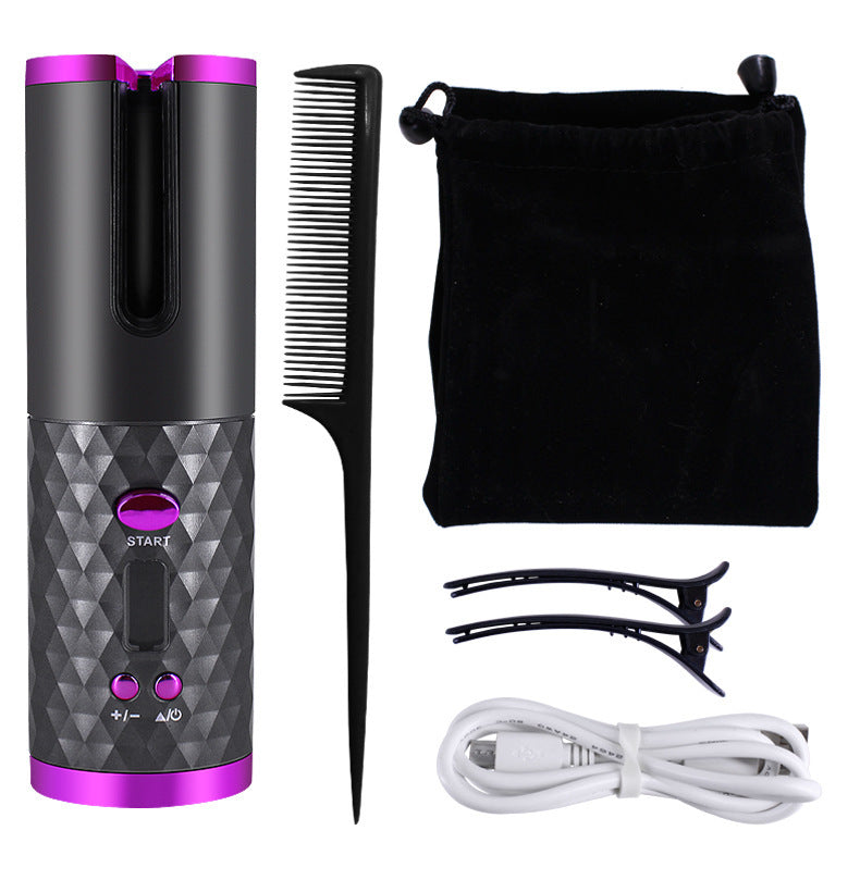 Rechargeable Automatic Hair Curler Portable