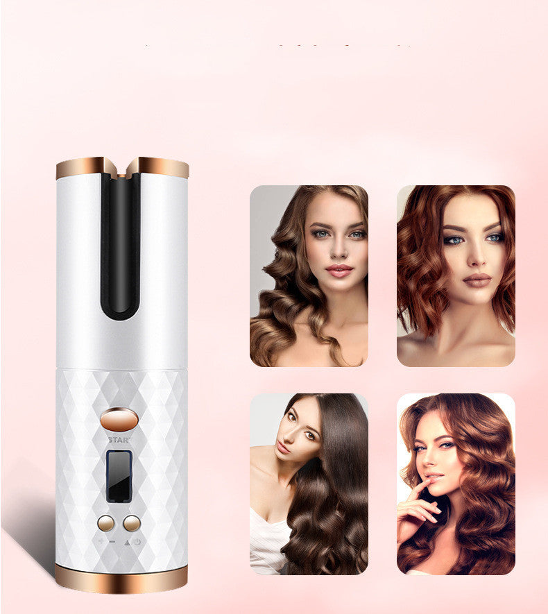 Rechargeable Automatic Hair Curler Portable