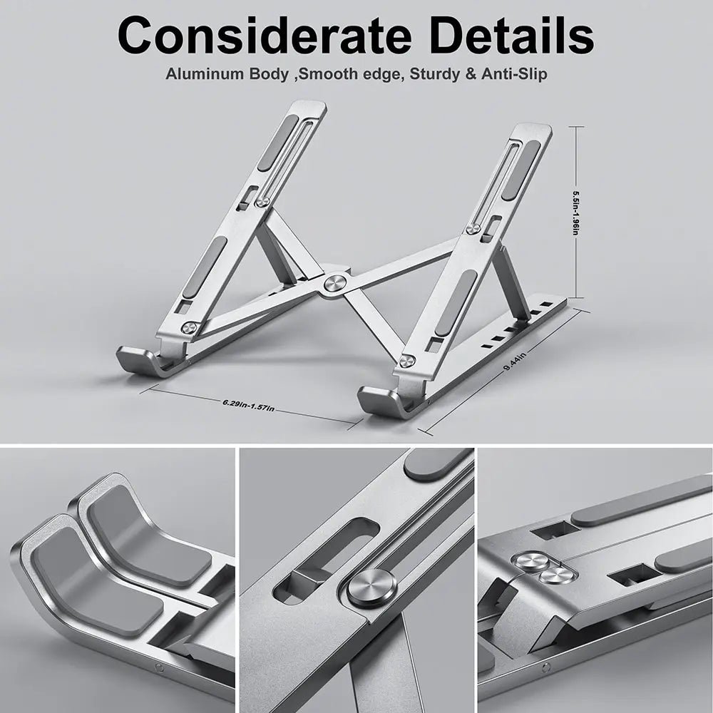 Yazijico™ Portable Laptop Stand Aluminum Notebook - Yazijico™