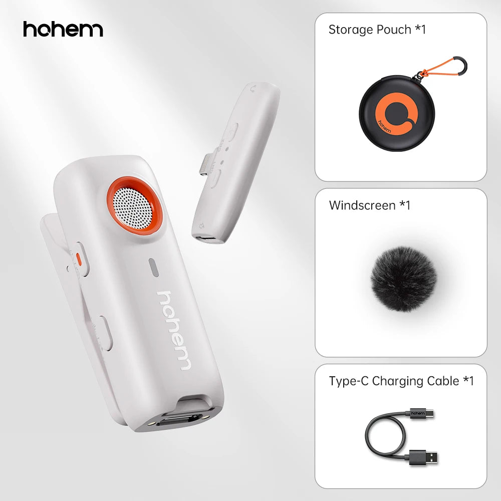 Lavalier Microphone, Noise Canceling Recording | Yazijico™