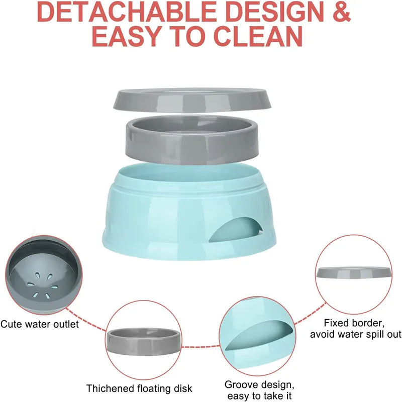 Pet Bowls Floating Not Wetting Mouth