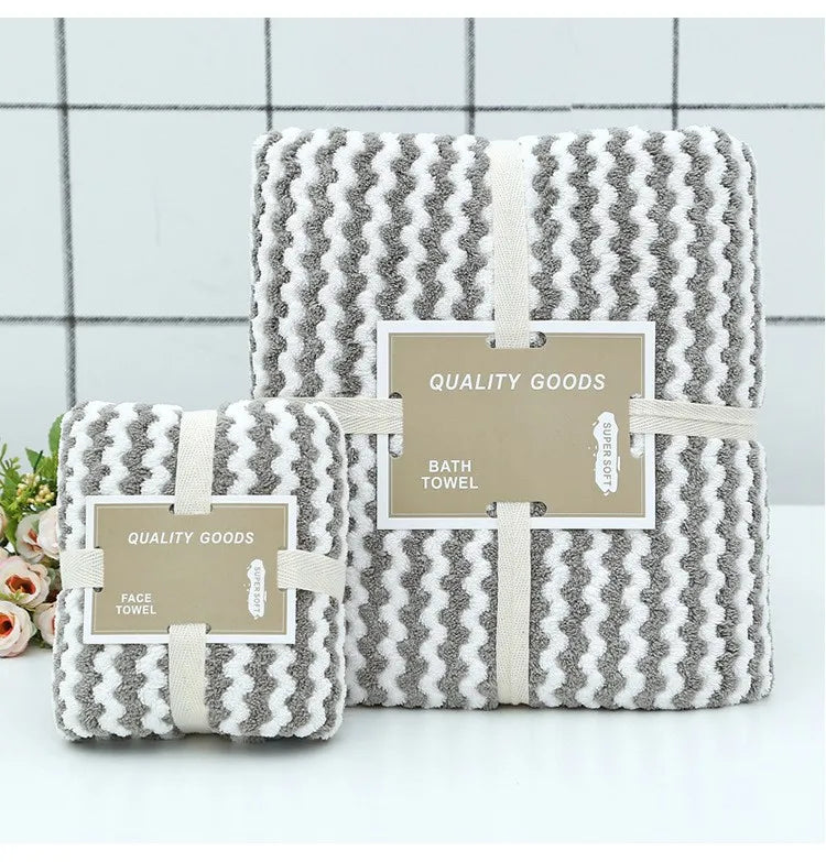 Quick-Drying Microfiber Towel Set Bath Face Towel | Yazijico™