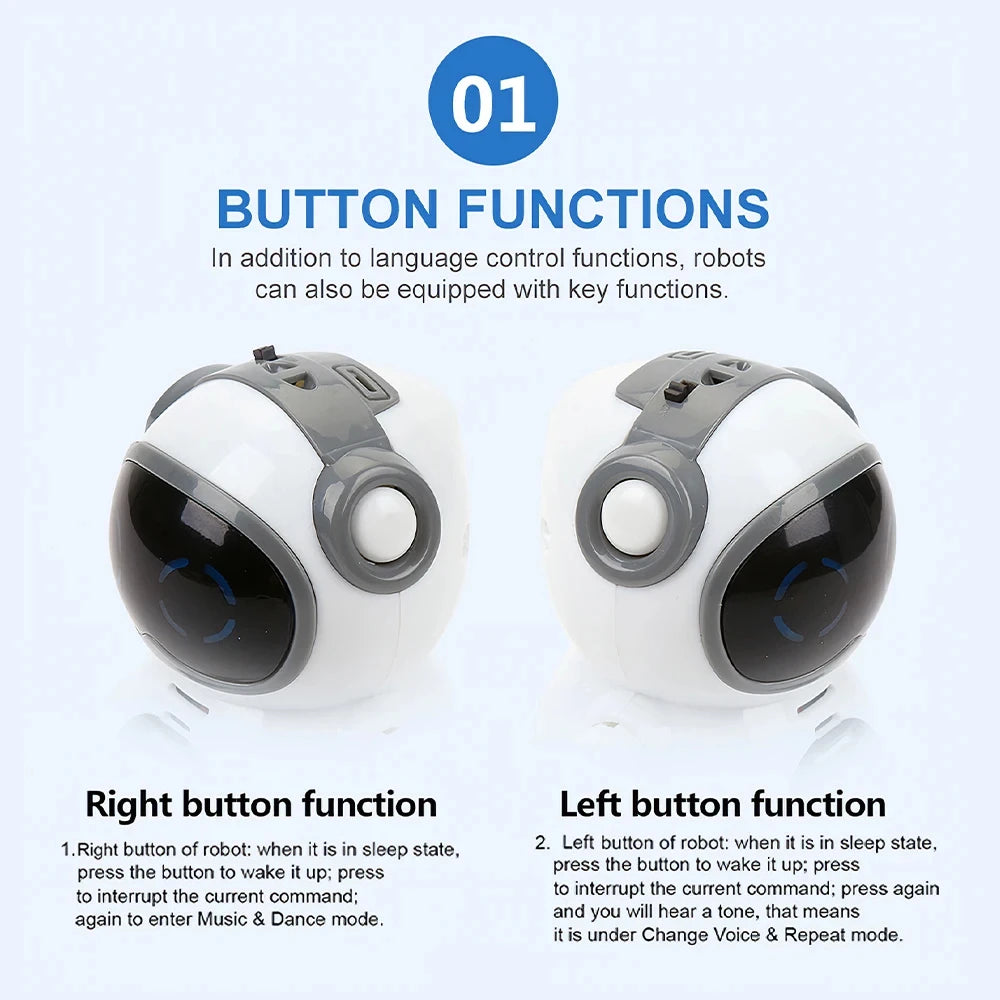 Yazijico™ Pocket Emo Robot Talking Interactive Dialogue - Yazijico™