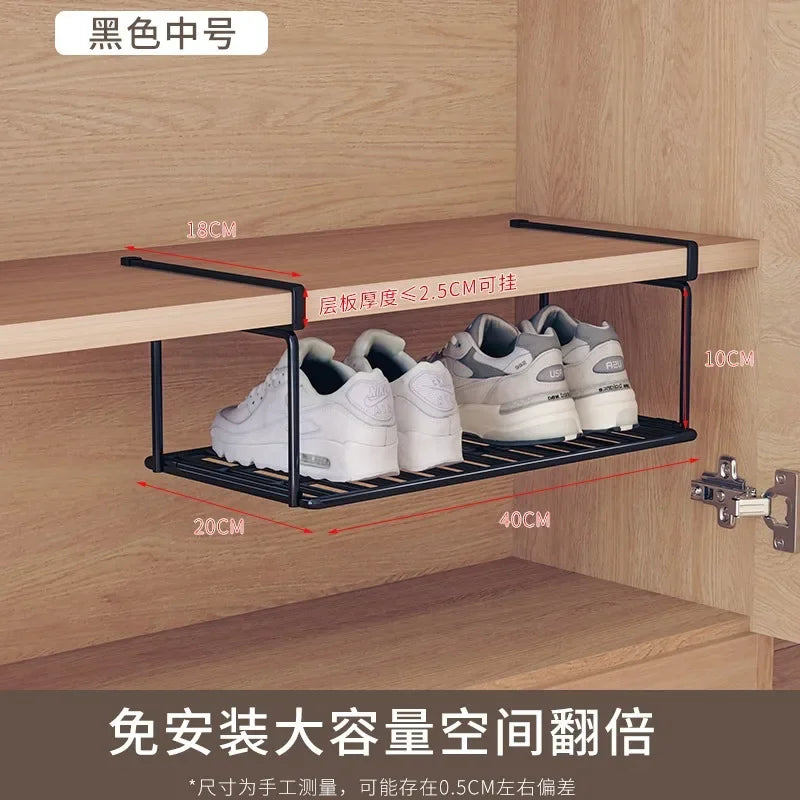 Hanging Net Basket Iron Kitchen Tools Wall Shelf | Yazijico™
