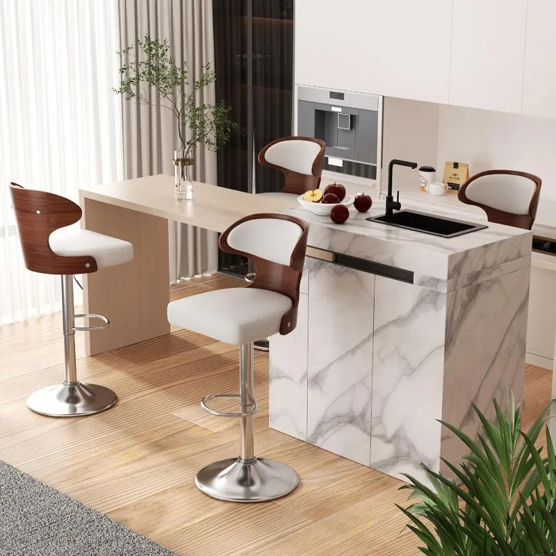 Yazijico™ Bar Stools Set of 2 Seat Adjustable Height - Yazijico™