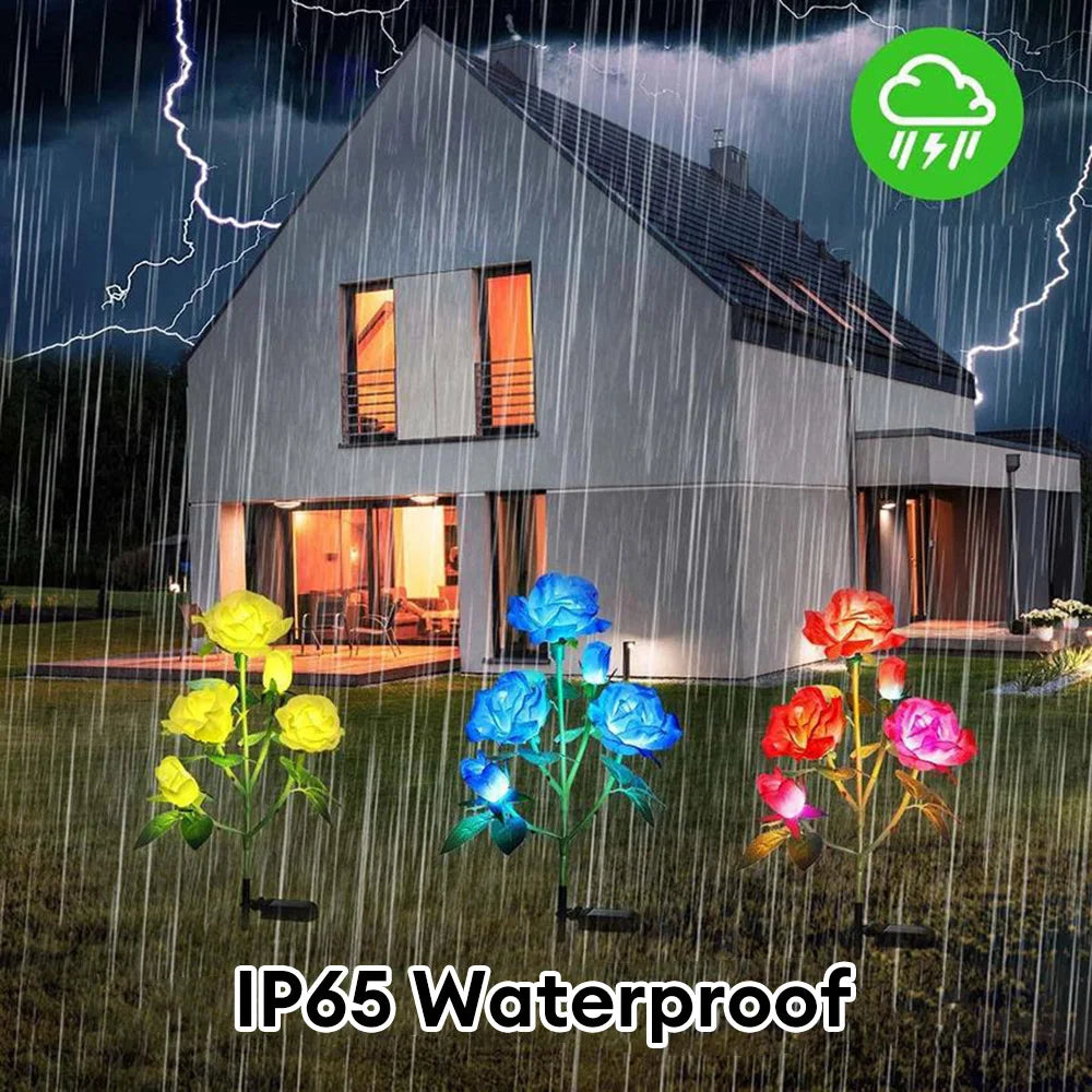 Yazijico™ Heads Solar Lights Outdoor Decorative Solar - Yazijico™