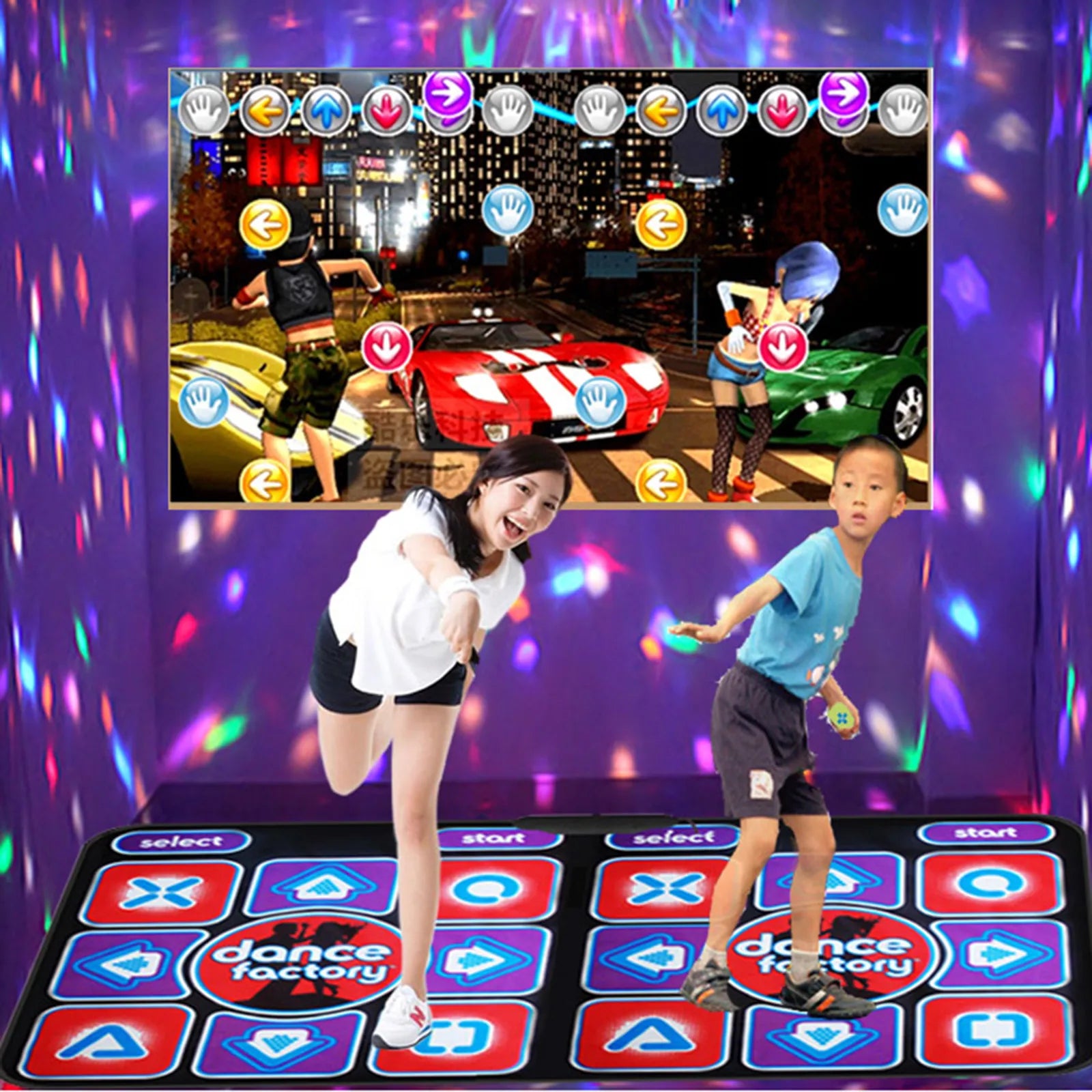 Yazijico™ Double Dancing Mat Double User Wired - Yazijico™