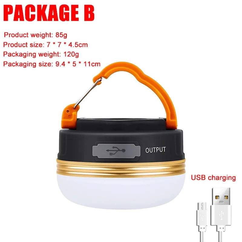 Multifunctional Tent Fan Rechargeable Camping | Yazijico™